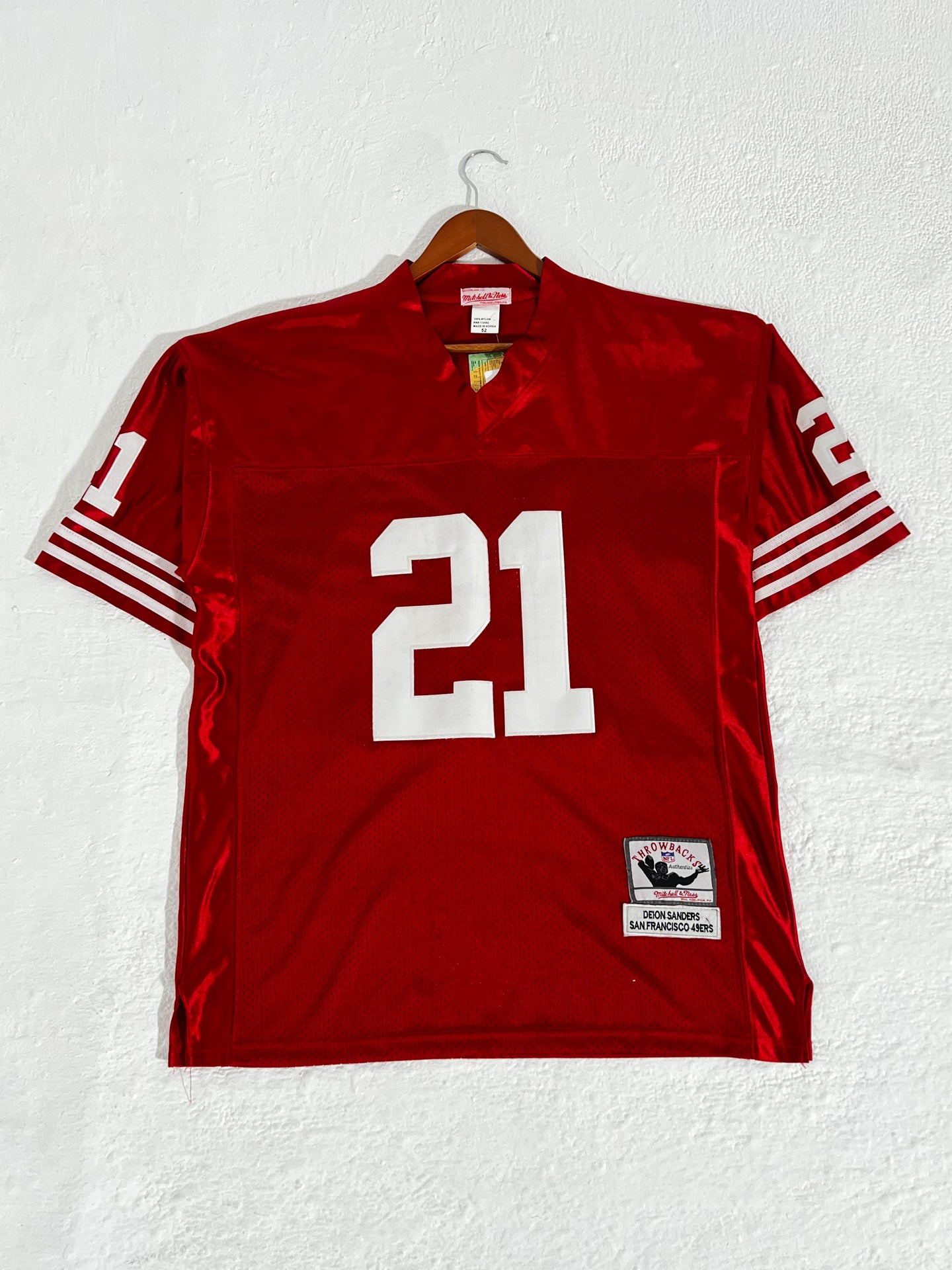 Vintage Deion Sanders San Fransisco 49ers Jersey Sz. 52 (2XL)
