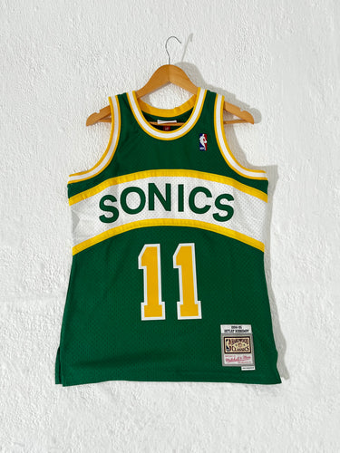 Vintage Detlef Schrempf Seattle Supersonics Jersey Sz. M