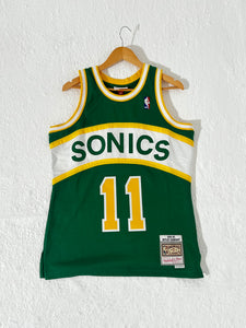 Vintage Detlef Schrempf Seattle Supersonics Jersey Sz. M