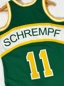 Vintage Detlef Schrempf Seattle Supersonics Jersey Sz. M
