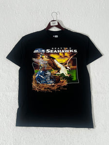 Seattle Seahawks Hawk Nest T-Shirt Sz. L