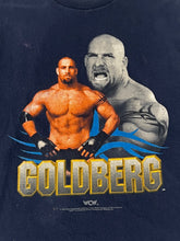Vintage Goldberg WCW Wrestling T-Shirt Navy Blue Sz. L