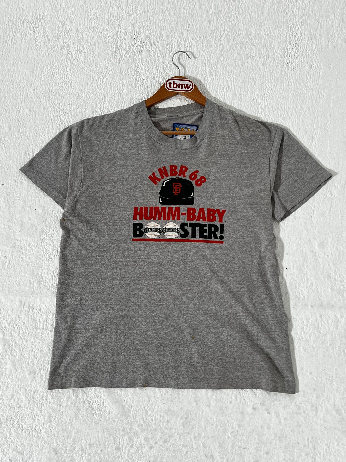 Vintage San Fransisco Giants Humm-Baby Booster T-Shirt Sz. L