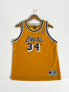 Vintage 1990's Los Angeles Lakers Shaquille O'Neal #34 Jersey Sz. XL (Y)