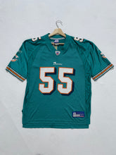 Vintage 2000's Junior Seau #55 Miami Dolphins Jersey Sz. L RS