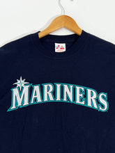 Vintage 1990's Majestic MLB Seattle Mariners "My Oh My" #11 T-Shirt Sz. L