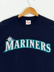 Vintage 1990's Majestic MLB Seattle Mariners "My Oh My" #11 T-Shirt Sz. L