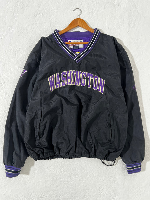 Vintage 1990's University of Washington UW Huskies Pullover Jacket Sz. XL