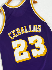 Vintage Los Angeles Lakers #23 Cedric Ceballos Jersey Sz. L (44)