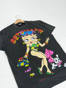 Vintage 1990's BOOTLEG BETTY BOOP AOP Bikini T-Shirt Sz. XL