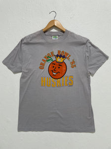 Vintage 1980s University of Washington UW Huskies Orange Bowl T-Shirt Sz. XL