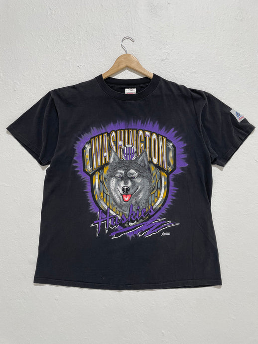 Vintage 1990s University of Washington Huskies UW Graphic Shirt Sz. XL