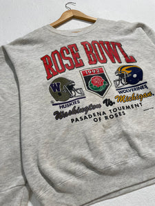 VIntage 1992 Rose Bowl UW x Michigan Crewneck Sz. XL