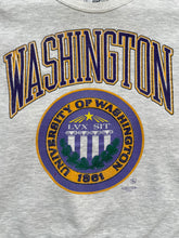 Vintage 1990's UW University of Washington Crest Crewneck Sz. L