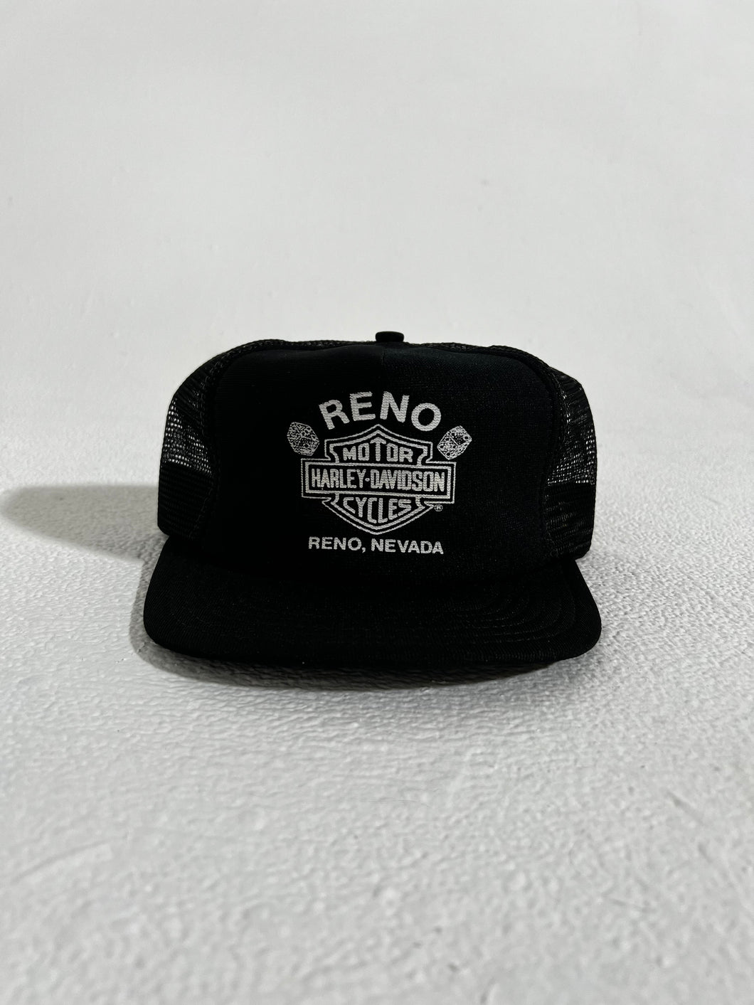 Vintage Harley Davidson Reno, Nevada Trucker Hat