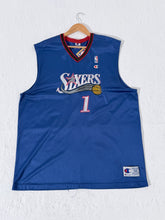 Philadelphia 76ers #1 Blue Alternate Jersey Sz. 2XL