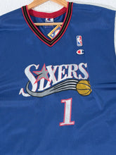 Philadelphia 76ers #1 Blue Alternate Jersey Sz. 2XL
