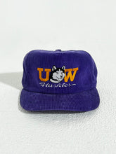 Vintage University of Washington Purple Corduroy Zip-Back Hat