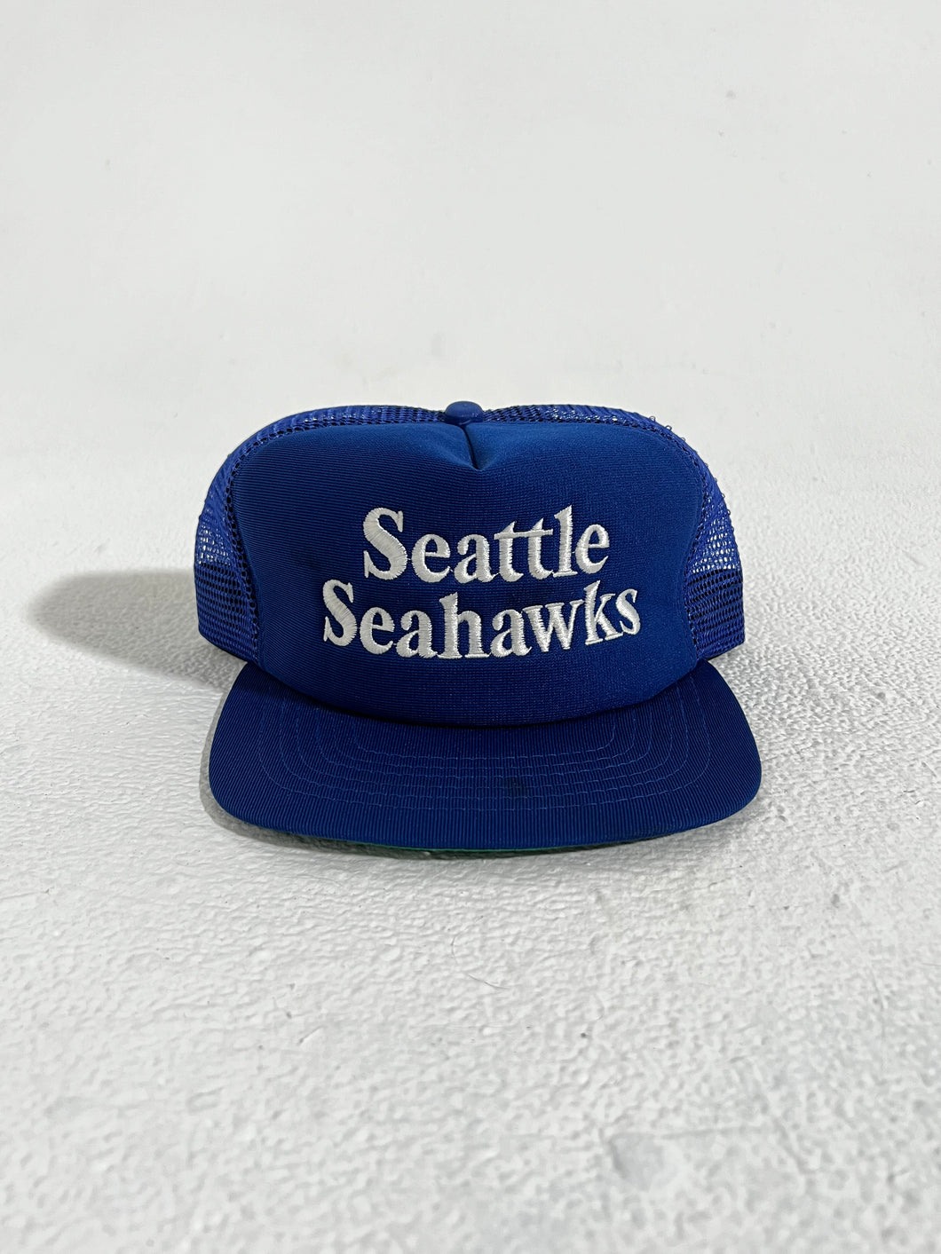 Vintage Seattle Seahawks Blue Trucker Hat