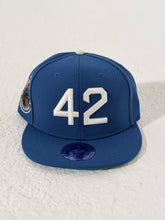 Ebbets Field "42" Jackie Robinson Blue Fitted Hat Sz. 7 3/8 (NWT)