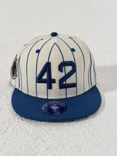 Ebbets Field "42" Jackie Robinson Pin Stripe Fitted Hat Sz. 7 1/2 (NWT)