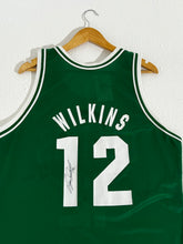 Vintage 1990's NBA Boston Celtics Dominique Wilkins Signed Champion Jersey Sz. L