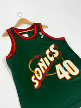 Vintage 1990's Seattle SuperSonics Shawn Kemp #40 Away Jersey Sz. 44