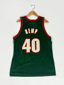 Vintage 1990's Seattle SuperSonics Shawn Kemp #40 Away Jersey Sz. 44