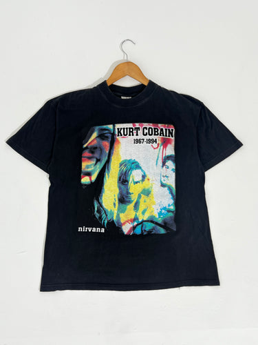 Vintage 1990's Kurt Cobain Nirvana 1967 - 1994 T-Shirt Sz. XL