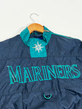 Vintage 1990's FANS GEAR Seattle Mariners Side-Zip Windbreaker Jacket Sz. L (Y)