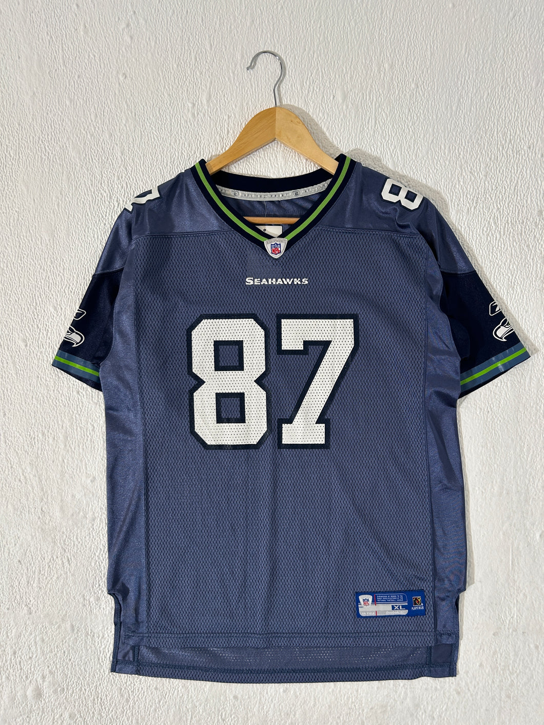 Vintage Y2K Seattle Seahawks Joe Jurevicius #87 Jersey Sz. XL (Y)