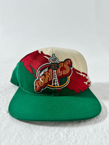 Seattle Supersonics Splash M&N snapback hat