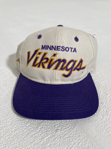 Vintage Minnesota Vikings "Script" Sports Specialities Snapback Hat