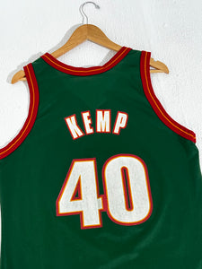 Vintage 1990's Shawn Kemp #40 Seattle SuperSonics Away Jersey Sz. M