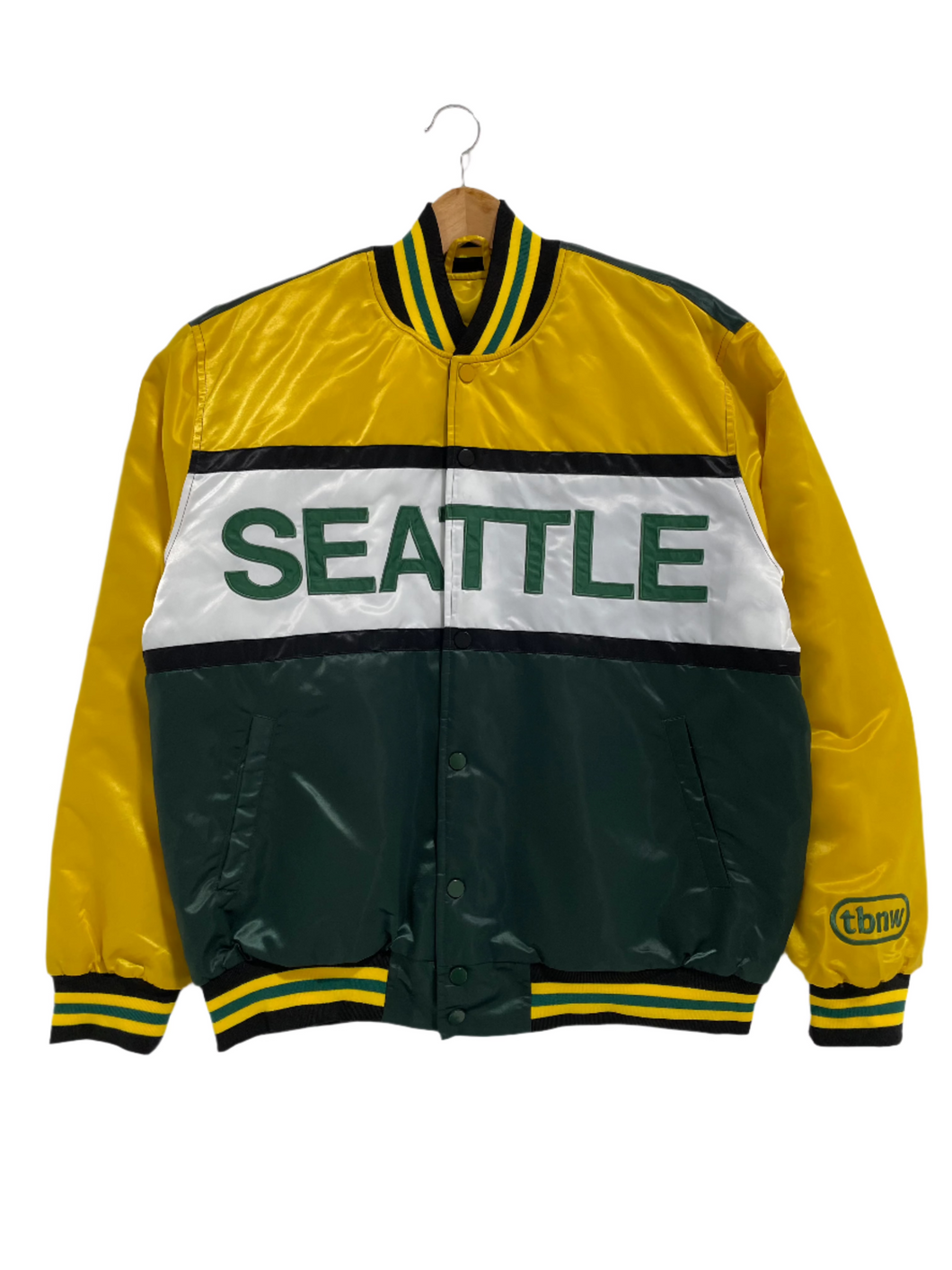 Seattle Storm Custom TBNW Satin Bomber Jacket