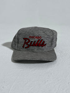 Chicago Bulls Sports Specialties Heather Gray Script snapback