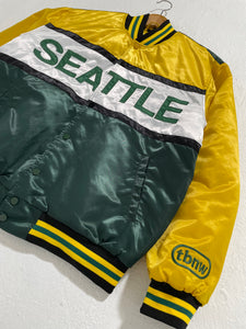 Seattle Storm Custom TBNW Satin Bomber Jacket