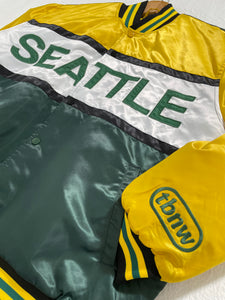 Seattle Storm Custom TBNW Satin Bomber Jacket