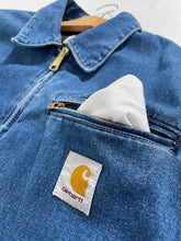 Vintage Carhartt Denim Zip Up Jacket Sz. M