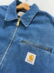 Vintage Carhartt Denim Zip Up Jacket Sz. M