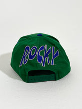 Vintage 1993 Rocky And Bullwinkle Blockhead Snapback Hat