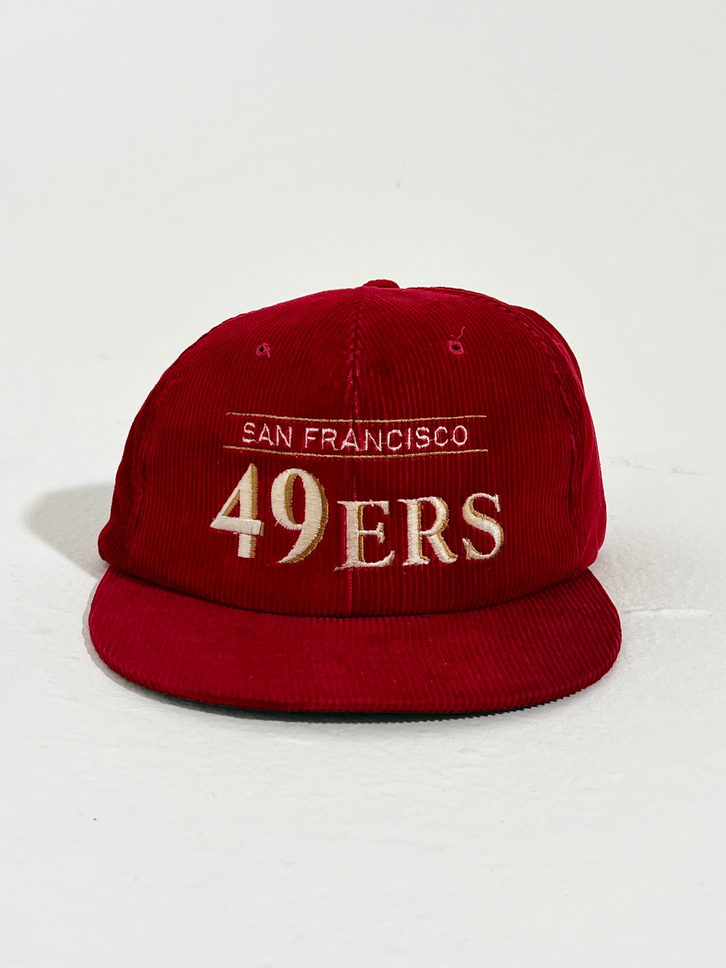 Vintage 1990's Starter San Francisco  Corduroy Snapback Hat