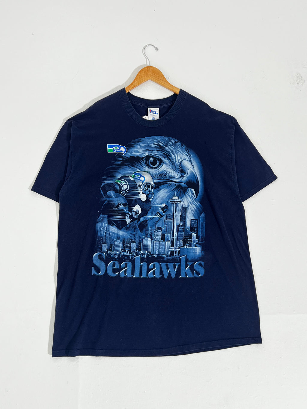 Vintage 1990s NFL Seattle Seahawks Youth Graphic T-Shirt Sz. YS