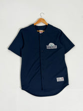 Vintage 1990's Seattle Mariners Blank Navy Baseball Jersey Sz. M