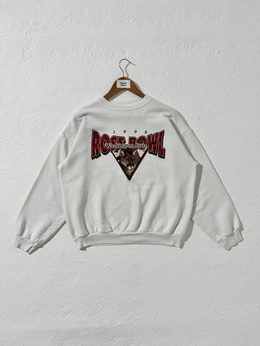 Vintage 1990's Washington State Cougars Rose Bowl Crewneck Sz. L