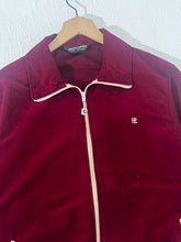 Vintage Pierre Cardin Burgundy Zip Up Jacket Sz. L