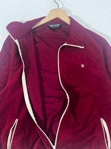 Vintage Pierre Cardin Burgundy Zip Up Jacket Sz. L