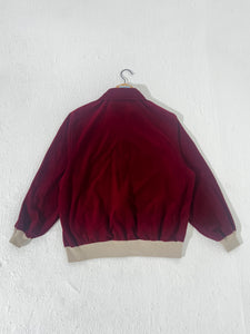 Vintage Pierre Cardin Burgundy Zip Up Jacket Sz. L