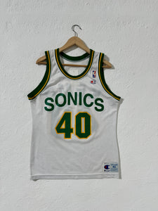 Vintage 1990's Seattle Supersonics Shawn Kemp NBA Champion Jersey  Sz. M