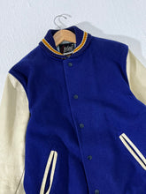 Vintage Varsity Jacket Navy/Cream Sz. L